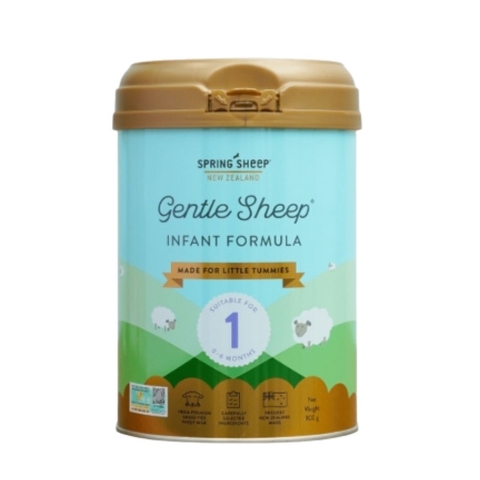 Gentle Sheep Premium Infant Formula Số 1 (0–6 Tháng) Sữa Công Thức Hỗ Trợ Phát Triển Não Bộ Và Thị Giác 800g