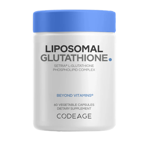 Codeage Viên Uống Liposomal Glutathione (Setria L-Glutathione) Hỗ Trợ Chống Oxy Hoá, Sáng Da 500mg 60 Viên