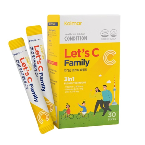 30 Gói Kolmar Bổ Sung Vitamin C, Kẽm, B2