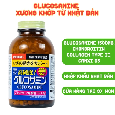 Orihiro Viên Uống Hỗ Trợ Xương Khớp Bổ Sung Glucosamine 1500mg - Nhật Bản