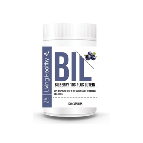 Living Healthy Viên Uống Bilberry 10000mg Plus Lutein Hỗ Trợ Tốt Cho Mắt 60 Viên
