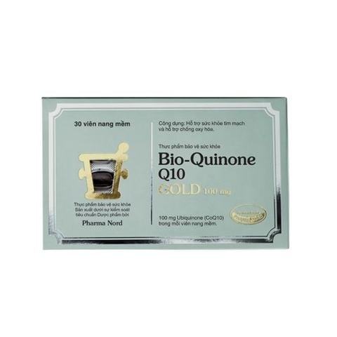 Pharma Nord Viên Uống Bio Quinone Q10 Gold 100 Mg Hỗ Trợ Tim Mạch 30 Viên