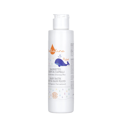 NeoBiolina Gel Tắm Gội 2 Trong 1 Chiết Xuất Yến Mạch Hữu Cơ Cho Bé Dưới 3 Tuổi 200ml