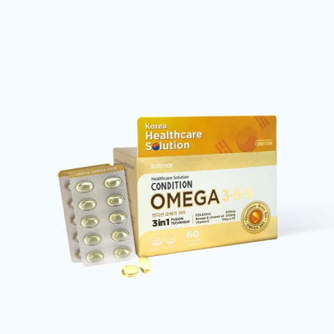 Kolmar Viên Uống Dầu Cá Condition Omega 3-6-9 60 Viên