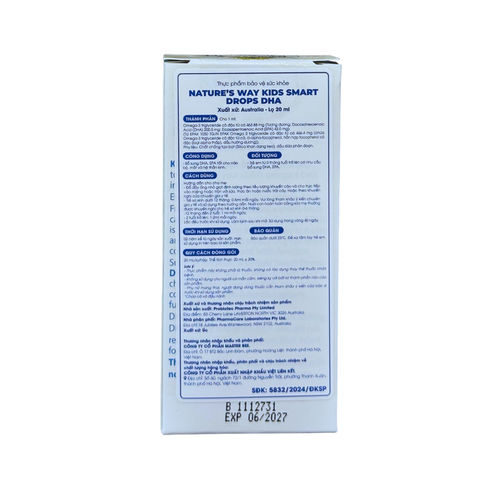 Nature’s Way DHA Dạng Giọt Kids Smart DHA Drops 20ml