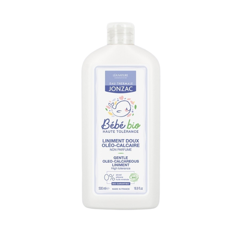 Jonzac Dung Dịch Vệ Sinh Chống Hăm Tã Hữu Cơ, Giữ Ẩm Làm Mềm Nuôi Dưỡng Làn Da Bé Từ Sơ Sinh 500ml