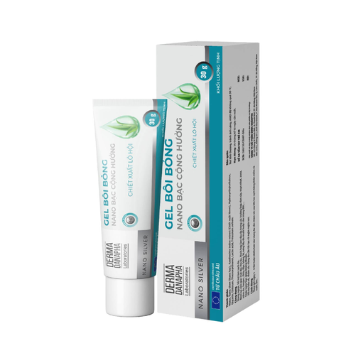 DermaGel Kem Bôi Bỏng Nano Bạc 30g
