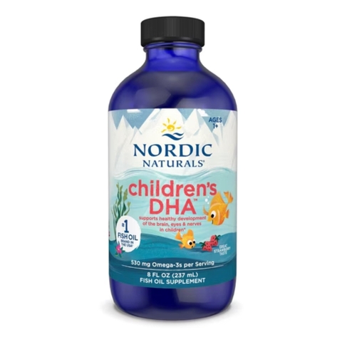Nordic Naturals Dung Dịch Children's DHA Liquid Hỗ Trợ Bổ Sung DHA Cho Trẻ Em Chai 237ml