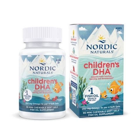 Nordic Naturals Viên Nhai Children's DHA Hỗ Trợ Bổ Sung DHA Cho Trẻ Em Hộp 90 Viên