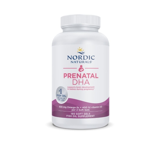Nordic Naturals Viên Uống Prenatal DHA Hỗ Trợ Bổ Sung DHA Cho Phụ Nữ Mang Thai Và Sau Sinh Hộp 180 Viên