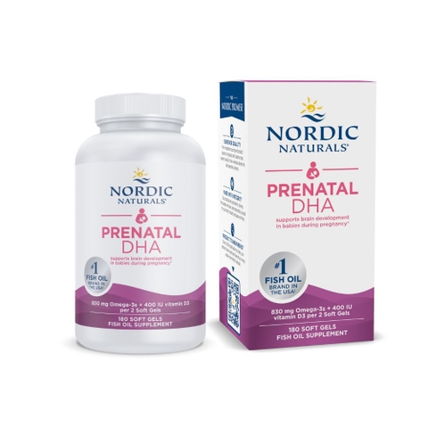 Nordic Naturals Viên Uống Prenatal DHA Hỗ Trợ Bổ Sung DHA Cho Phụ Nữ Mang Thai Và Sau Sinh Hộp 180 Viên