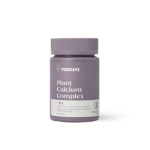 Perdays Viên Uống Plant Calcium Complex + K2 Bổ Sung Canxi Hữu Cơ Cho Mẹ Bầu 60 Viên