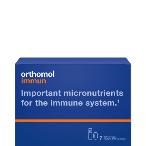 Orthomol Immun Thực Phẩm Hỗ Trợ Tăng Cường Hệ Miễn Dịch 7 Lọ Và 2 Viên