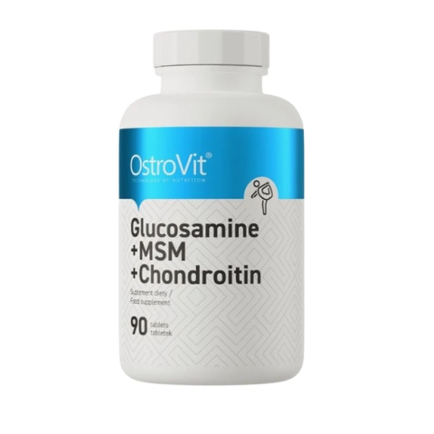 OstroVit Viên Uống Glucosamine + MSM + Chondroitin Hỗ Trợ Sức Khỏe Xương Khớp Hộp 90 Viên