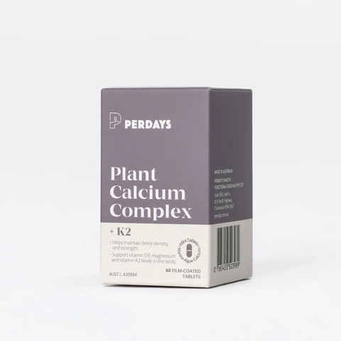 Perdays Viên Uống Plant Calcium Complex K2 Bổ Sung Canxi Hữu Cơ Cho Mẹ Bầu 60 Viên