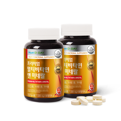 Nutri D-Day Viên Uống Bổ Sung Vitamin và Khoáng Chất Cho Cơ Thể Multivitamin & Mineral 90 Viên