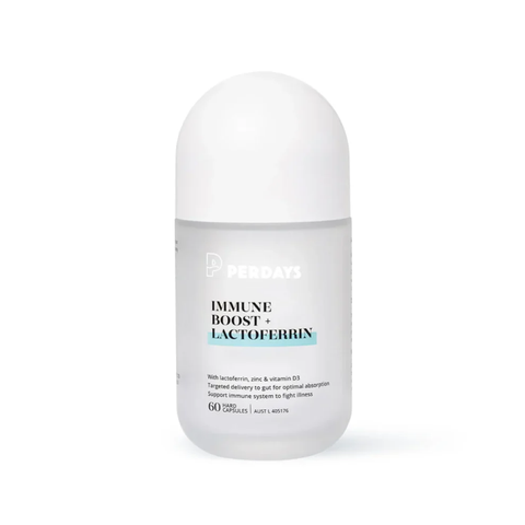 Perdays Viên Uống Immune Boost & Lactoferrin Hỗ Trợ Tăng Đề Kháng, Hệ Miễn Dịch Khỏe Mạnh Cho Mẹ Bầu 60 Viên
