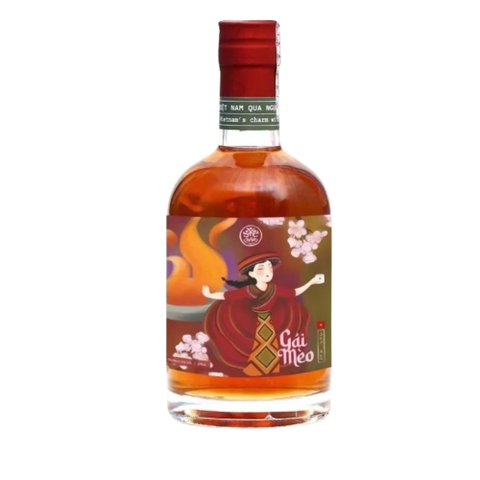 Mầm Rượu Gái Mèo Bộ Say Xưa Nồng Độ 24% 530ml