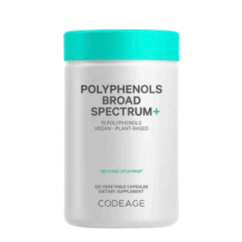 Codeage Viên Uống  Polyphenols Broad Spectrums Hỗ Trợ Cải Thiện Thâm Nám, Chống Oxy Hóa, Bảo Vệ Da Khỏi Tia UVA UVB 120 Viên