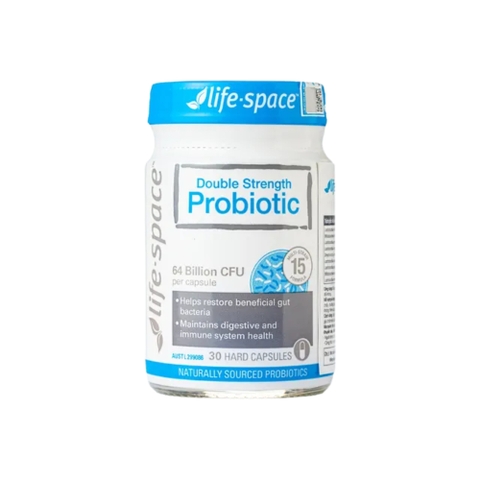 Life Space Men Vi Sinh Double Strength Probiotic Chứa 15 Chủng Lợi Khuẩn Hỗ Trợ Hệ Vi Sinh Đường Ruột Hộp 30 viên