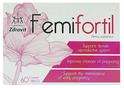 Femifortil Viên Uống Bổ Trứng Tăng Khả Năng Thụ Thai 60 Viên