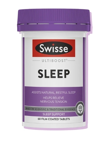 Swisse Ultiboost Viên Uống Sleep Hỗ Trợ Thư Giãn, Cải Thiện Giấc Ngủ