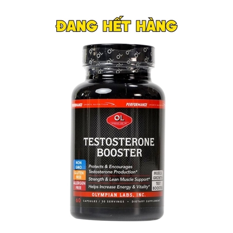 Testosterone Booster Olympian Labs Hỗ Trợ Cân Bằng Và Tăng Cường Sinh Lý Nam 60 Viên - Chính Ngạch Mỹ