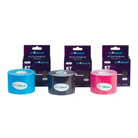Starbalm Băng Dán Cơ Thể Thao Giảm Đau, Hỗ Trợ Phục Hồi Các Chấn Thương Do Vận Động Mạnh Cuộn 5cm x 5m