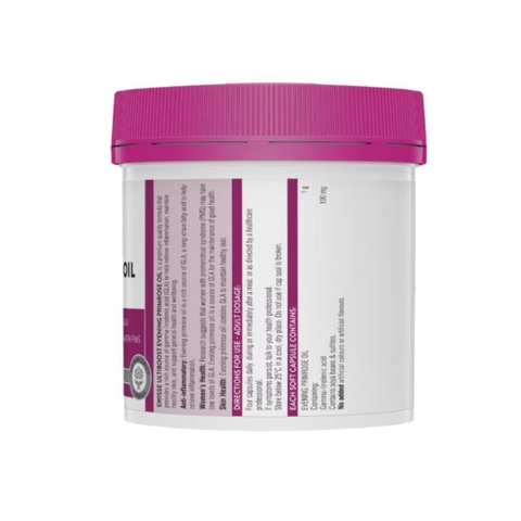 Swisse Ultiboost Viên Nang Mềm Evening Primrose Oil Bổ Sung Dầu Hoa Anh Thảo Hộp 200 Viên