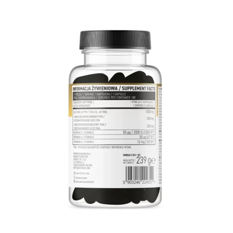 OstroVit Viên Nang Mềm Omega 3 Hỗ Trợ Sức Khỏe Tim Mạch