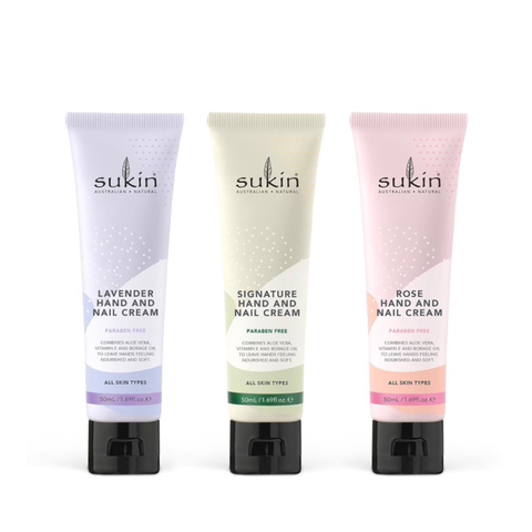 Sukin Bộ Ba Sản Phẩm Kem Dưỡng Da Tay Hand Cream Trio Pack 50mlx3