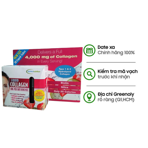 Liquid Collagen One-per-day Drink Mix Dạng Nước 30 Ống