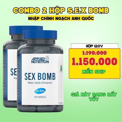 Combo 2 Hộp Applied Nutrition Viên Uống Hỗ Trợ Nam Giới 120 viên