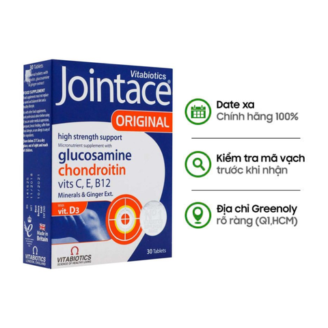 Vitabiotics Viên Uống Hỗ Trợ Tăng Cường Sức Khỏe Cho Khớp Jointace Original Hộp 30 viên