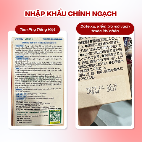 Tinh Chất Hàu Tươi Orihiro Maca Tăng Cường Sinh Lý Nam
