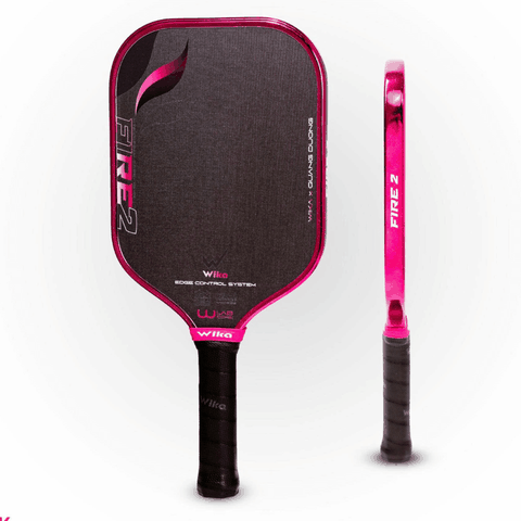 Wika Vợt Pickleball Wika Fire 2 Quang Dương 16mm Màu Hồng