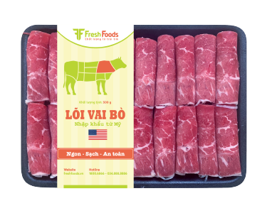Lõi vai bò Mỹ cắt lát