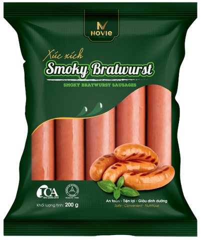 Xúc xích Smoky Bratwurst Novie