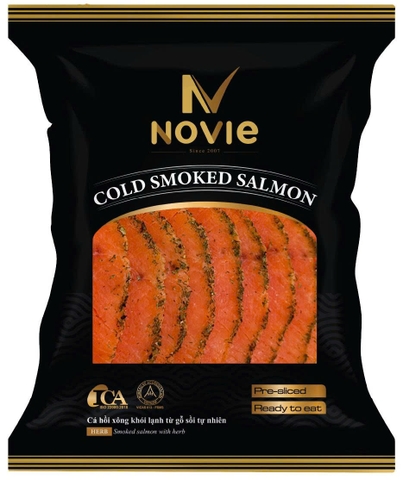 Cá hồi xông khói lạnh Novie (vị Herb)