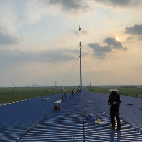 Thi công chống sét cho nhà xưởng trọn gói.