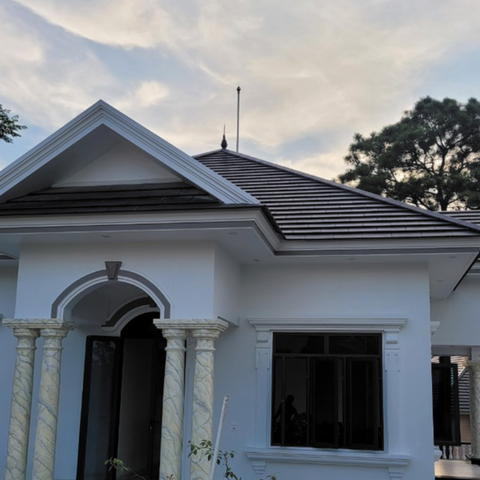 Thi cộng trọn bộ hệ thống chống sét nhà ở tại Hà Nội