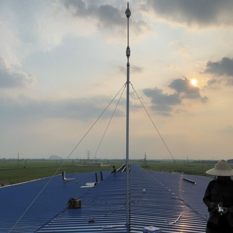 Thi công chống sét cho nhà xưởng trọn gói.