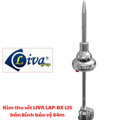 Kim thu sét LIVA LAP-BX 125 bán kính bảo vệ 84m