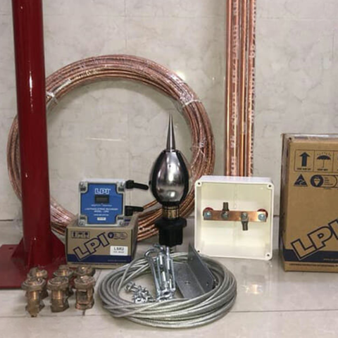 Kim Thu Sét Stormaster ESE 60 kim thu sét Úc bán kính bảo vệ 107m