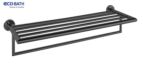 Vắt khăn giàn EcoBath EC270-12MB đen mờ