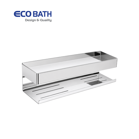 Kệ phòng tắm EcoBath EC4080-1 màu inox bóng