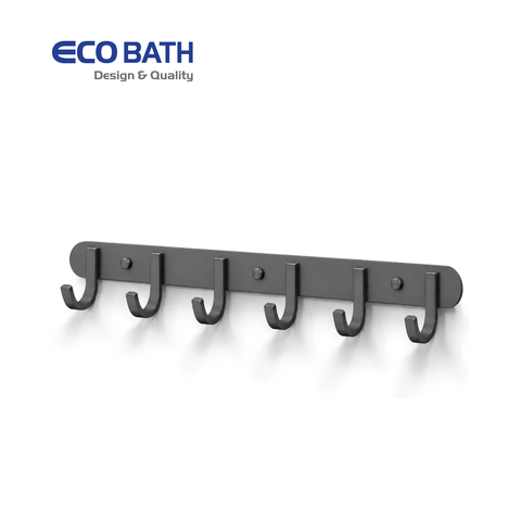 Móc áo EcoBath EC2026-6BU màu ghi xám