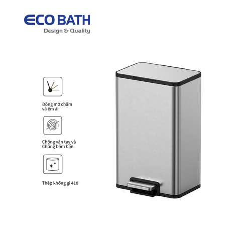 Thùng rác Ecobath EC6807-18MT dung tích 18L