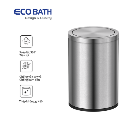 Thùng rác Ecobath EC6804-8MT dung tích 8L