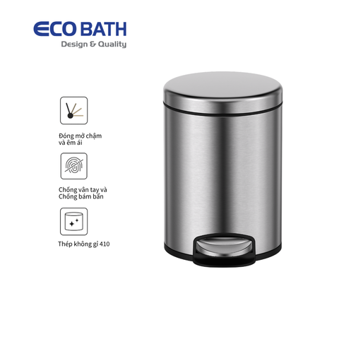 Thùng rác Ecobath EC6803-6MT dung tích 6L